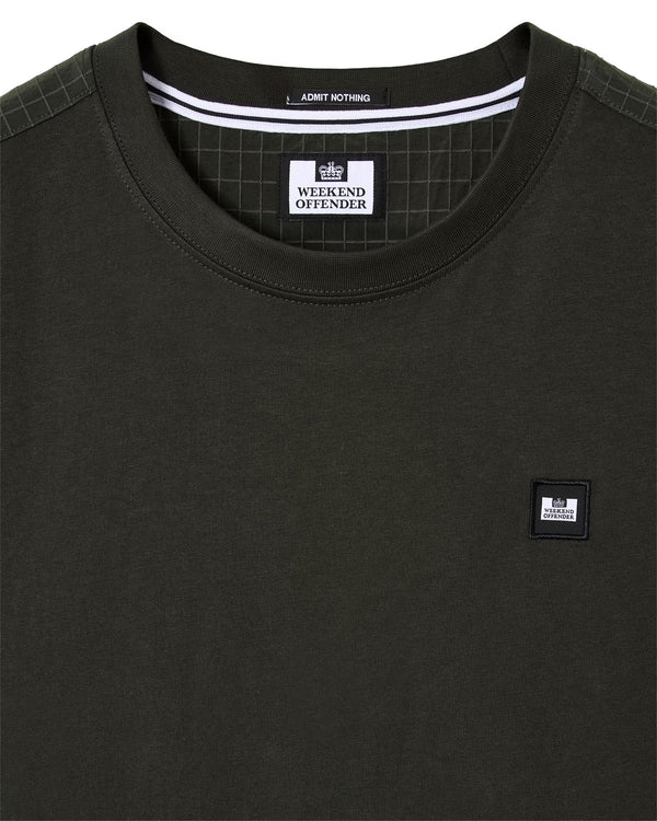 Garcia T-Shirt Black Forest Green