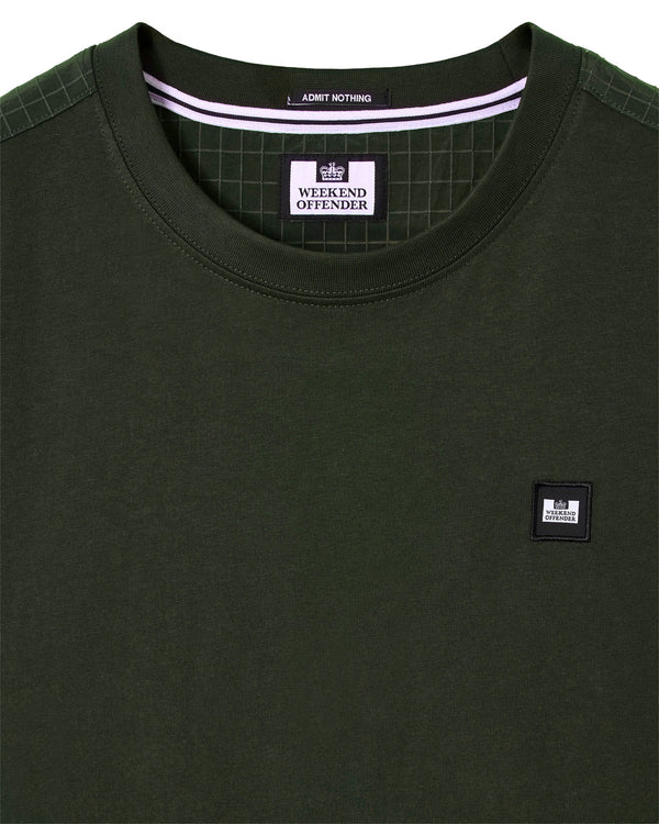 Garcia T-Shirt Black Forest Green