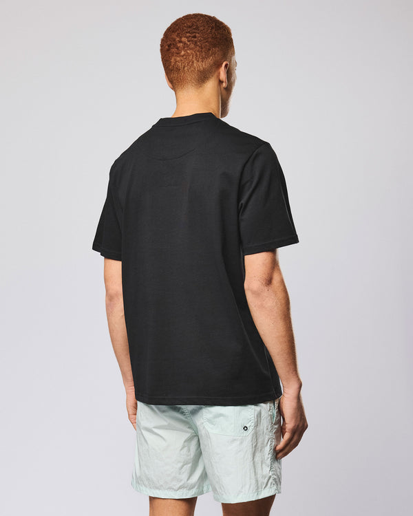 Maglietta Millergrove nera/verde amazzonite