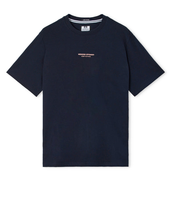 Millergrove T-Shirt Navy/Coral