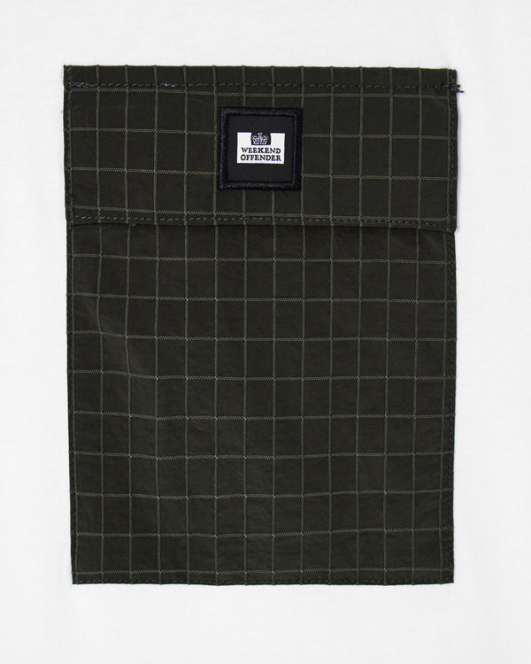 Stiniva T-Shirt White/Black Forest Green