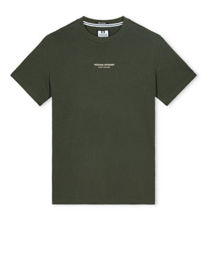 Millergrove T-Shirt Black Forest Green/Calcium