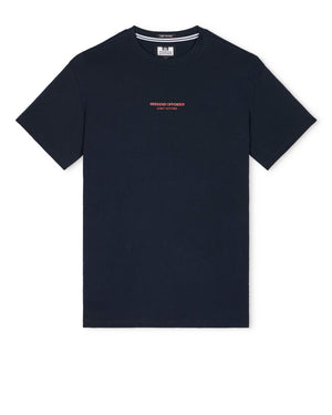 Millergrove T-Shirt Navy/Sunset Orange