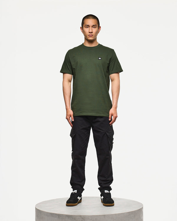 Isley T-Shirt Black Forest Green