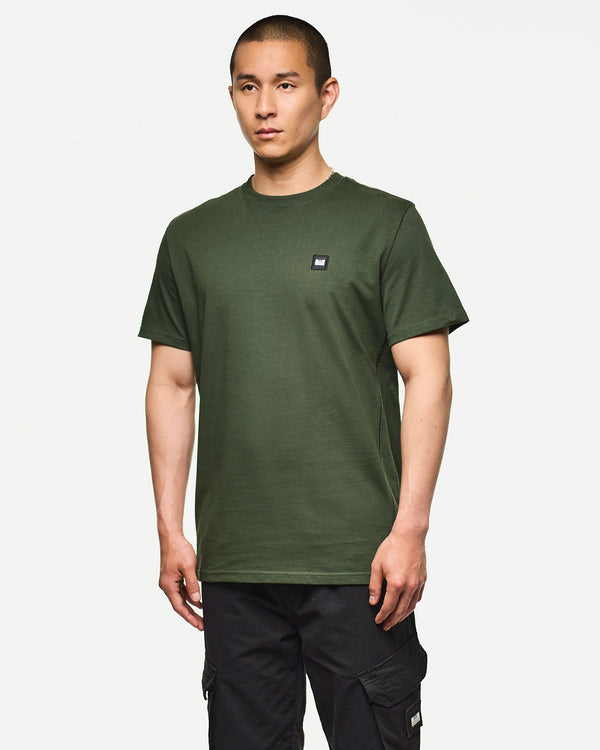 Isley T-Shirt Black Forest Green