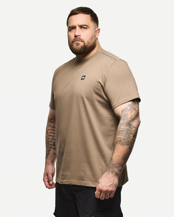 Plus Size - Manuel T-Shirt Tobacco Brown