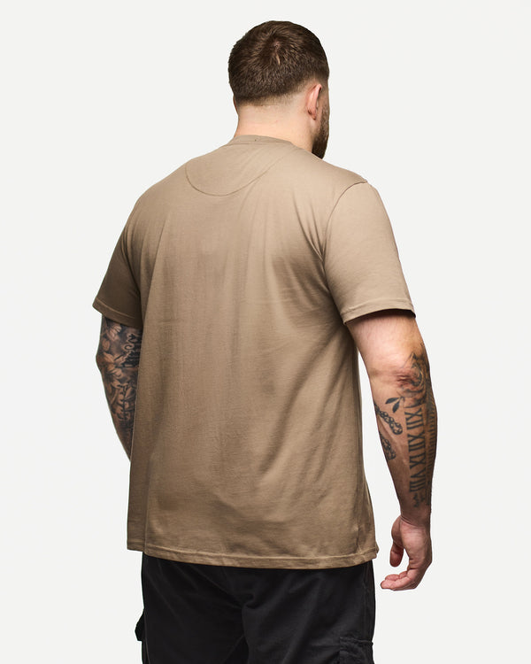 Plus Size - Manuel T-Shirt Tobacco Brown