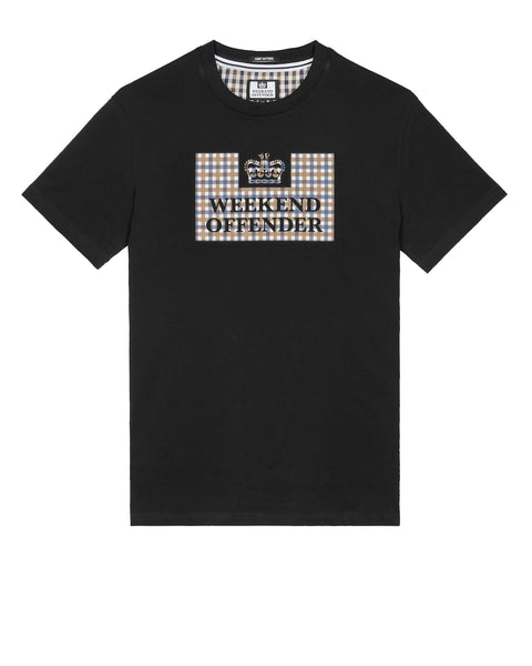 Plus Size - Shevchenko T-Shirt Black/Mid House Check – Weekend