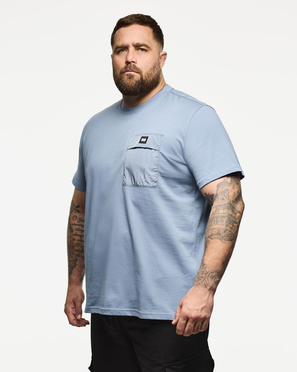 Plus Size - Stiniva T-Shirt Blue Shadow