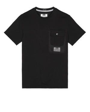 Lens Mesh Pocket T-Shirt Black