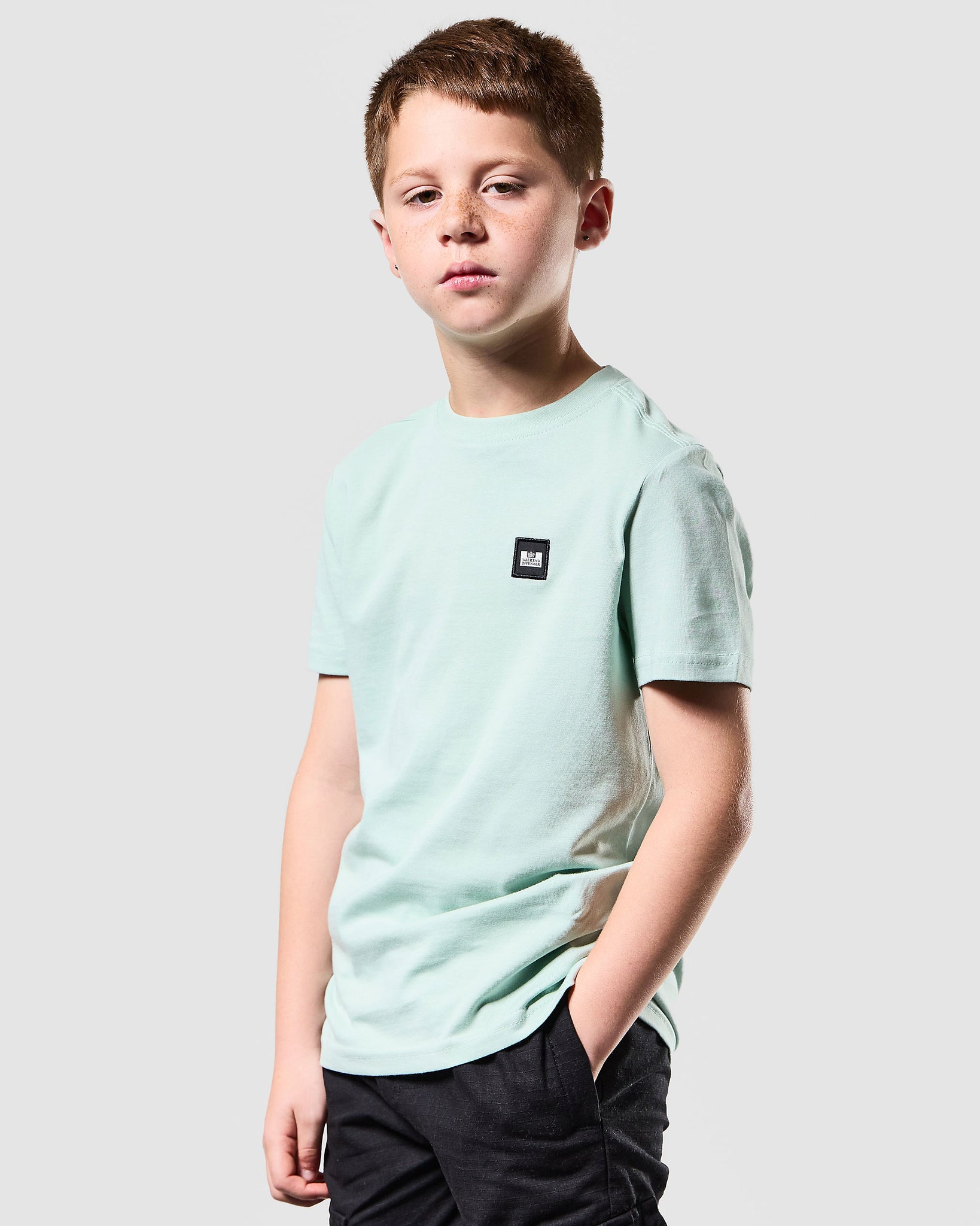 Kids Cannon Beach T-Shirt Mint Tea Green