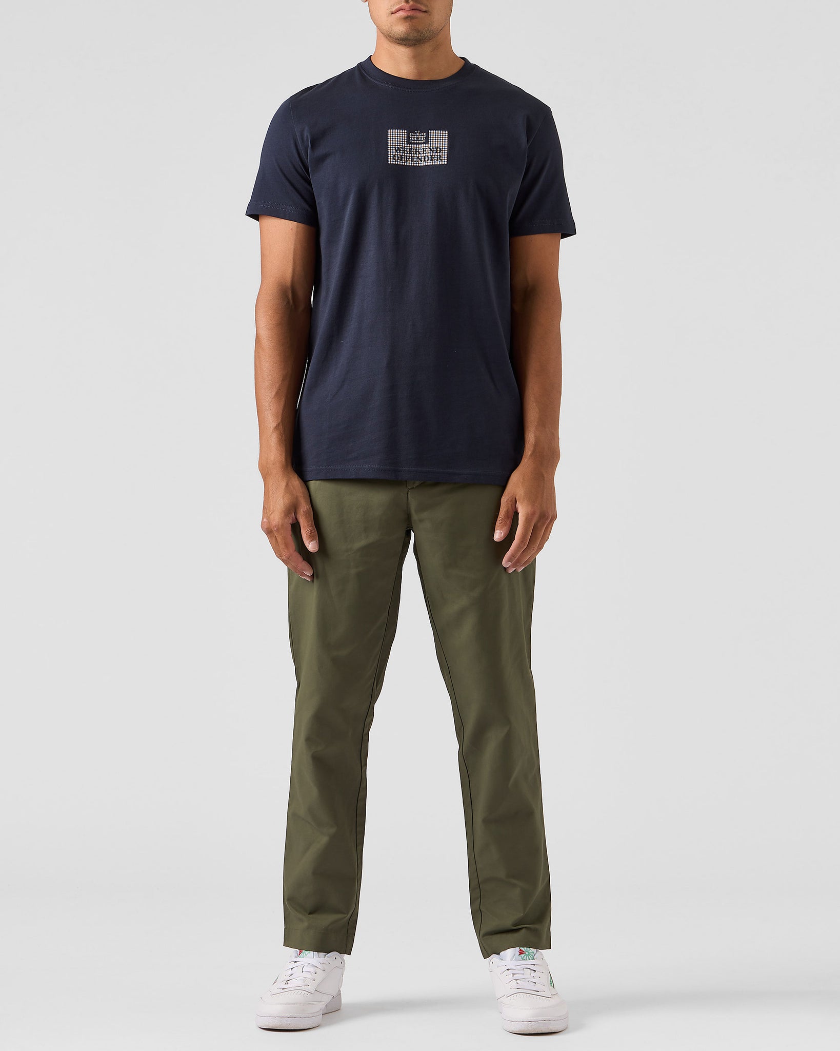 Dygas T-Shirt Navy/House Check