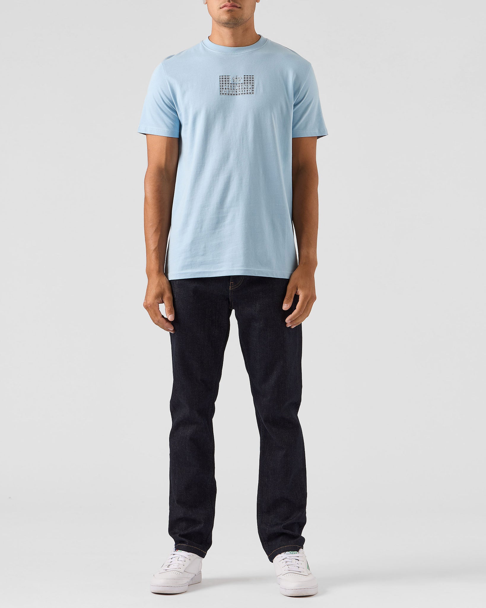 Dygas T-Shirt Winter Sky/Blue House Check