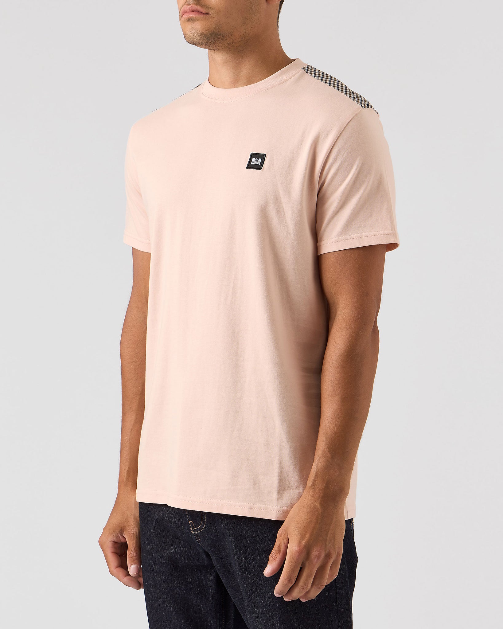 Diaz T-Shirt Peachy/House Check