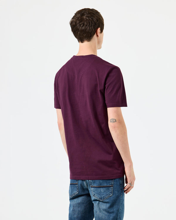 Zapico Prison T-Shirt Acai Berry/Mid House Check