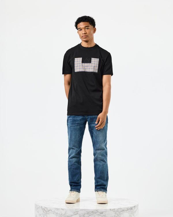 Zapico Prison T-Shirt Black/Mid House Check