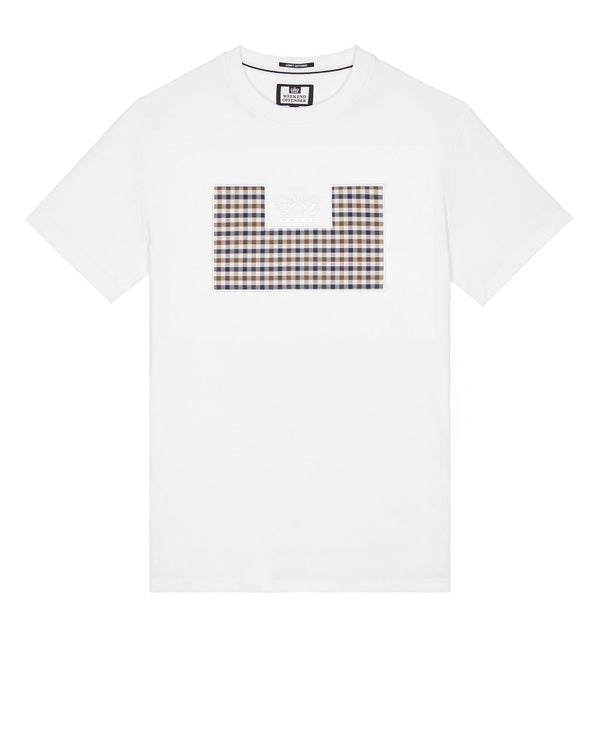 Zapico Prison T-Shirt White/Mid House Check