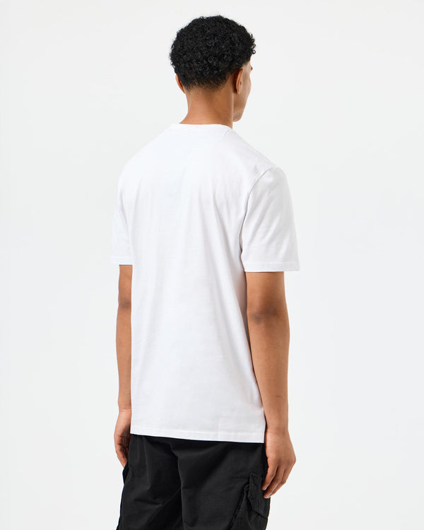 Sutton Pocket T-Shirt White/Mid House Check