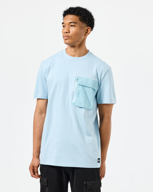 Takaji T-Shirt Arctic Blue