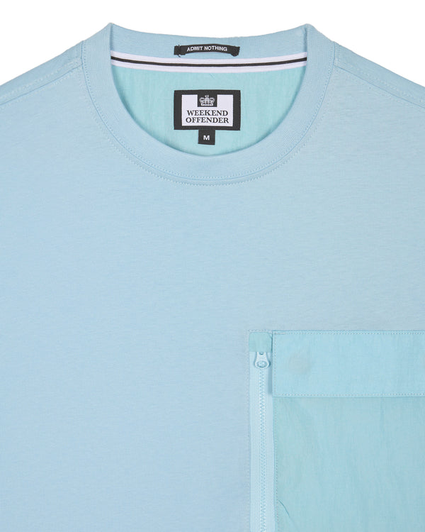 Takaji T-Shirt Arctic Blue