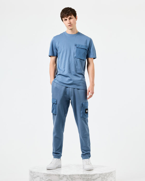 Lippi Cargo Jogger Pants Baltic Blue