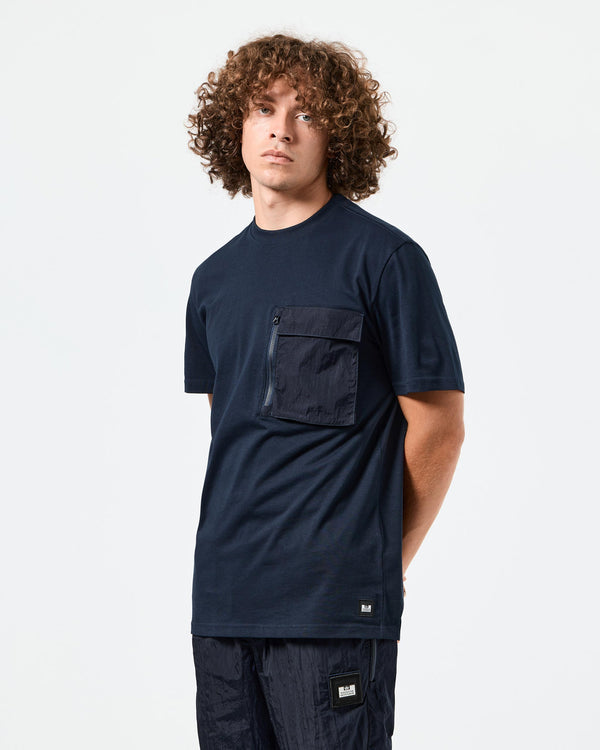 Takaji T-Shirt Navy