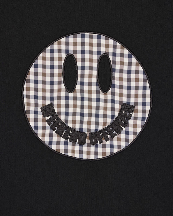 Tambay Smiley T-Shirt Black/Mid House Check