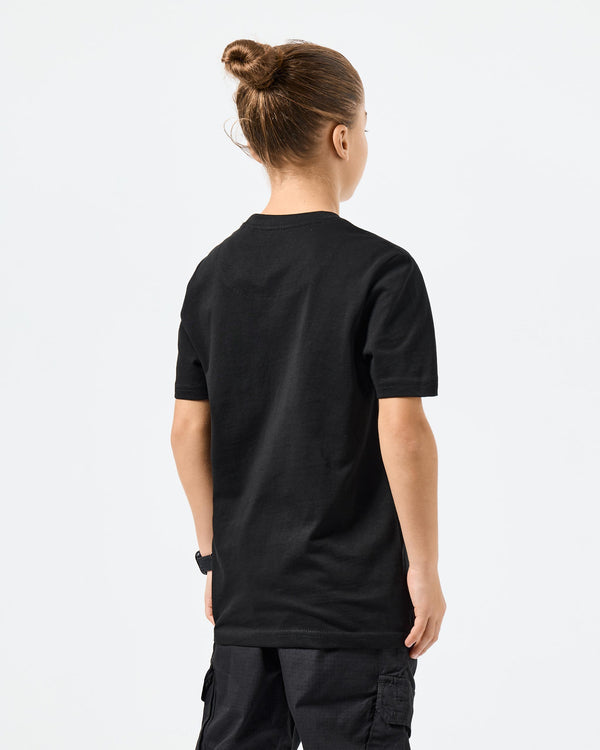 Kids Tambay T-Shirts Black/Mid House Check