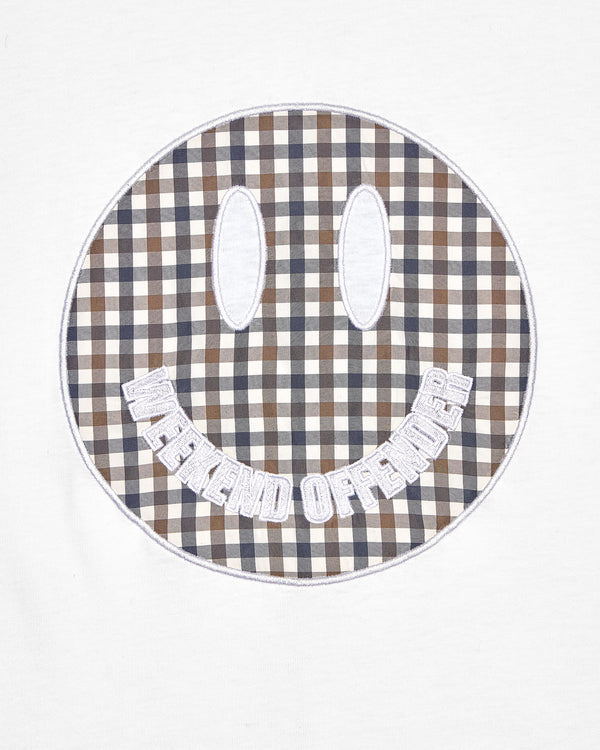 Tambay Smiley T-Shirt White/Mid House Check