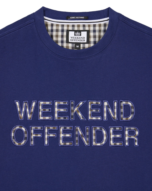 Tornaco Logo T-Shirt Bright Navy/Mid House Check