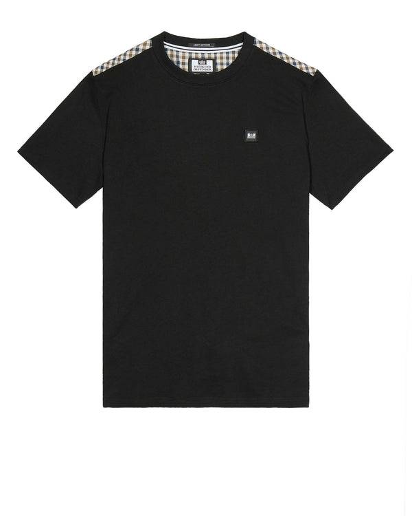 Plus Size - Diaz T-Shirt Black/Mid House Check