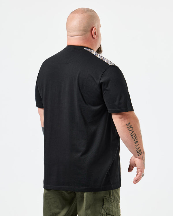 Plus Size - Diaz T-Shirt Black/Mid House Check