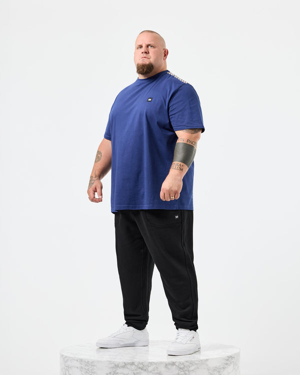 Plus Size - Diaz T-Shirt Bright Navy/Mid House Check