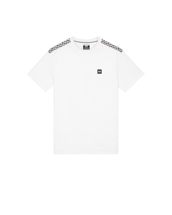 Kids Diaz T-Shirts White/Mid House Check