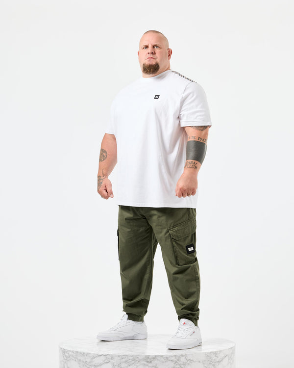 Plus Size - Diaz T-Shirt White/Mid House Check