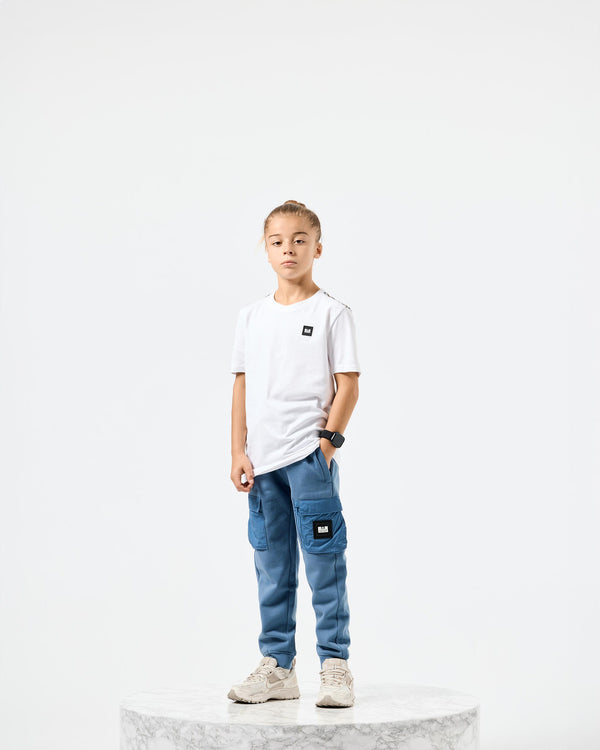 Kids Diaz T-Shirts White/Mid House Check