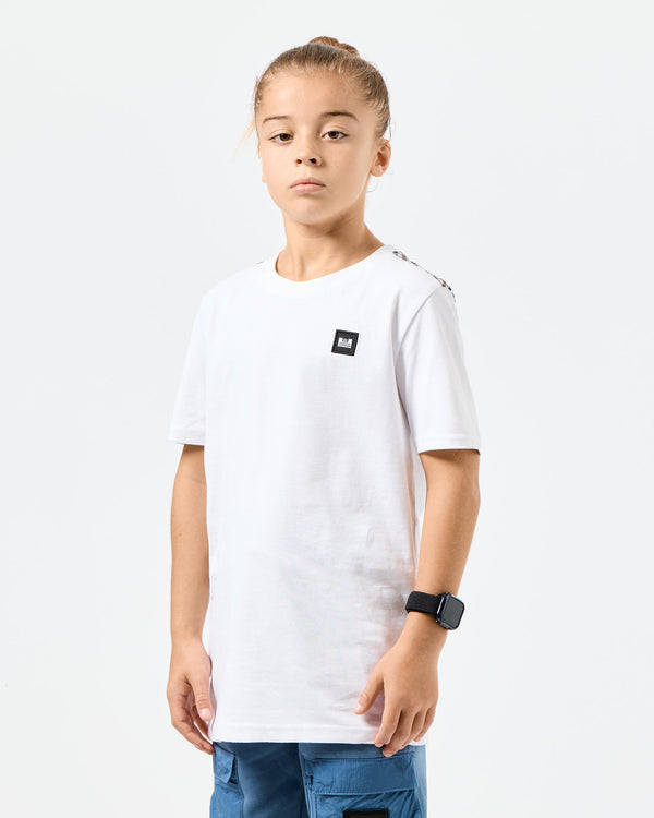 Kids Diaz T-Shirts White/Mid House Check