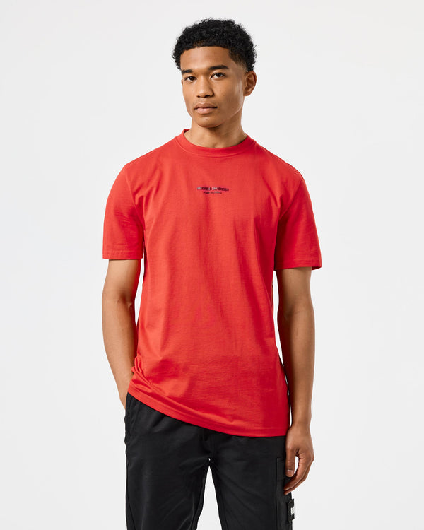 Millergrove T-Shirt Cayenne Red/Navy