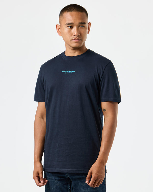 Millergrove T-Shirt Navy/Kingfisher Blue