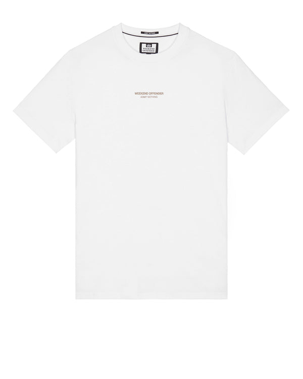 Millergrove T-Shirt White/Mocha Brown