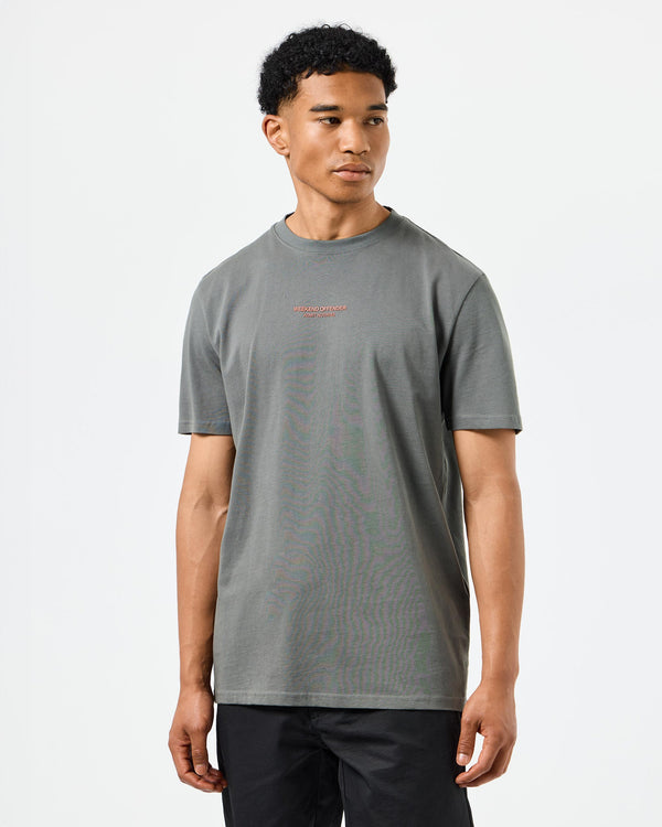 Millergrove T-Shirt Zinc/Cayenne Red