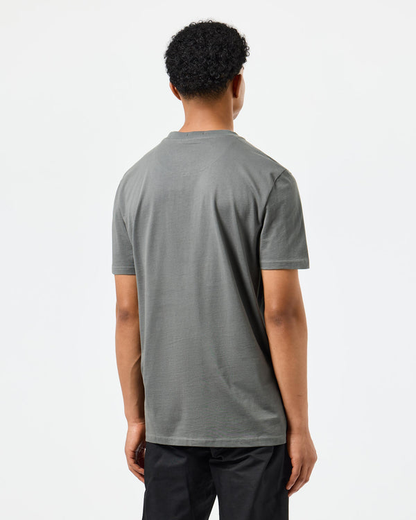 Millergrove T-Shirt Zinc/Cayenne Red