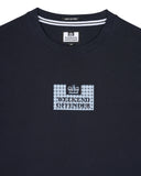 Dygas T-Shirt Navy/Blue House Check