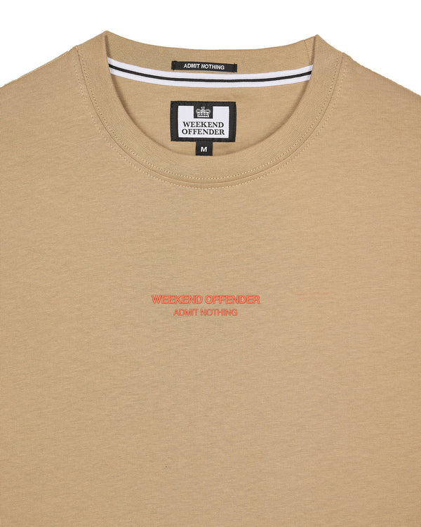 Millergrove T-Shirt Cognac Brown/Pure Orange
