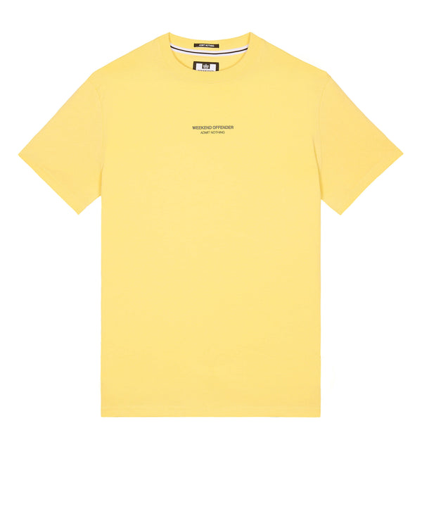 Millergrove marškinėliai sviestiniai geltoni/navy