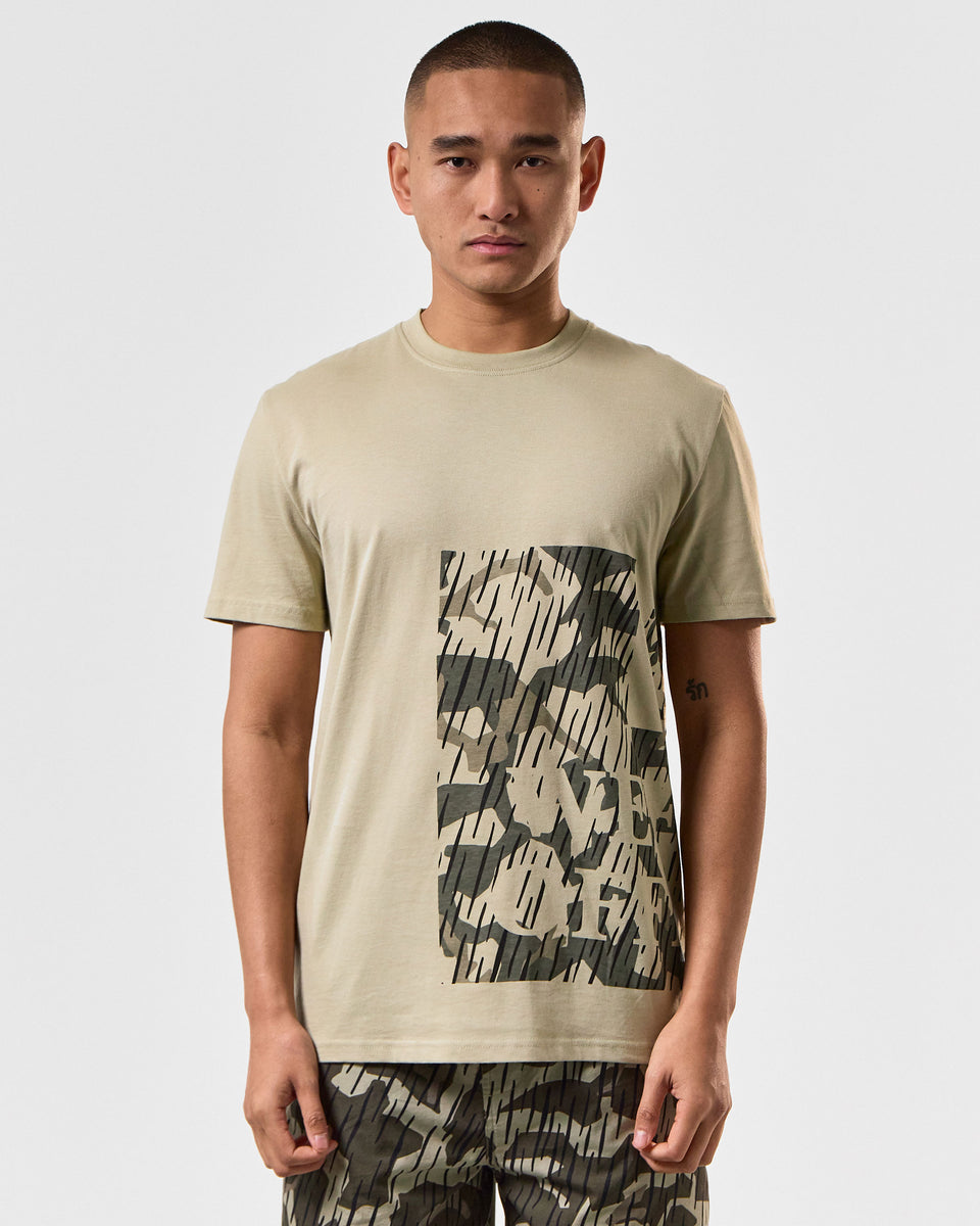 Noosa T-Shirt Castle Green Rain Camo – Weekend Offender