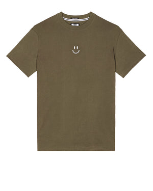 Smile Graphic T-Shirt Castle Green