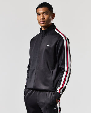 Pawsa Taped Track Top Black