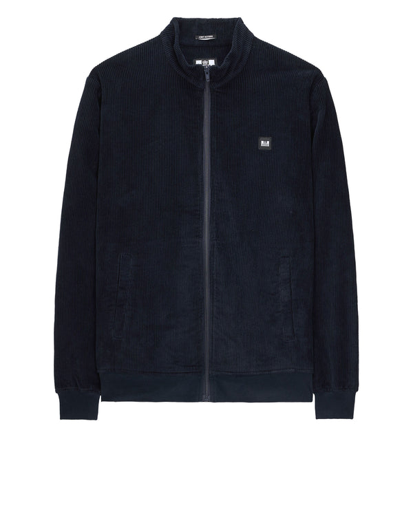 Hemsley Cord Track Top Navy