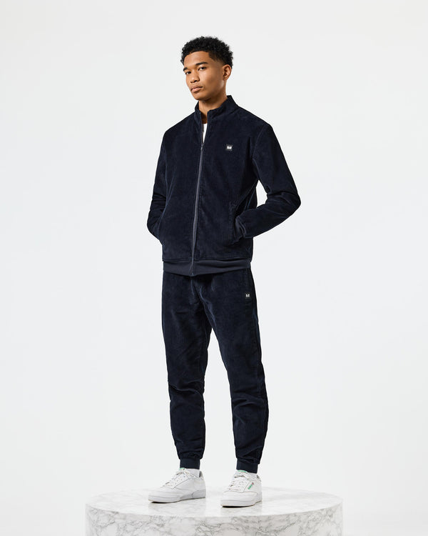 Hemsley Cord Track Bottoms Navy